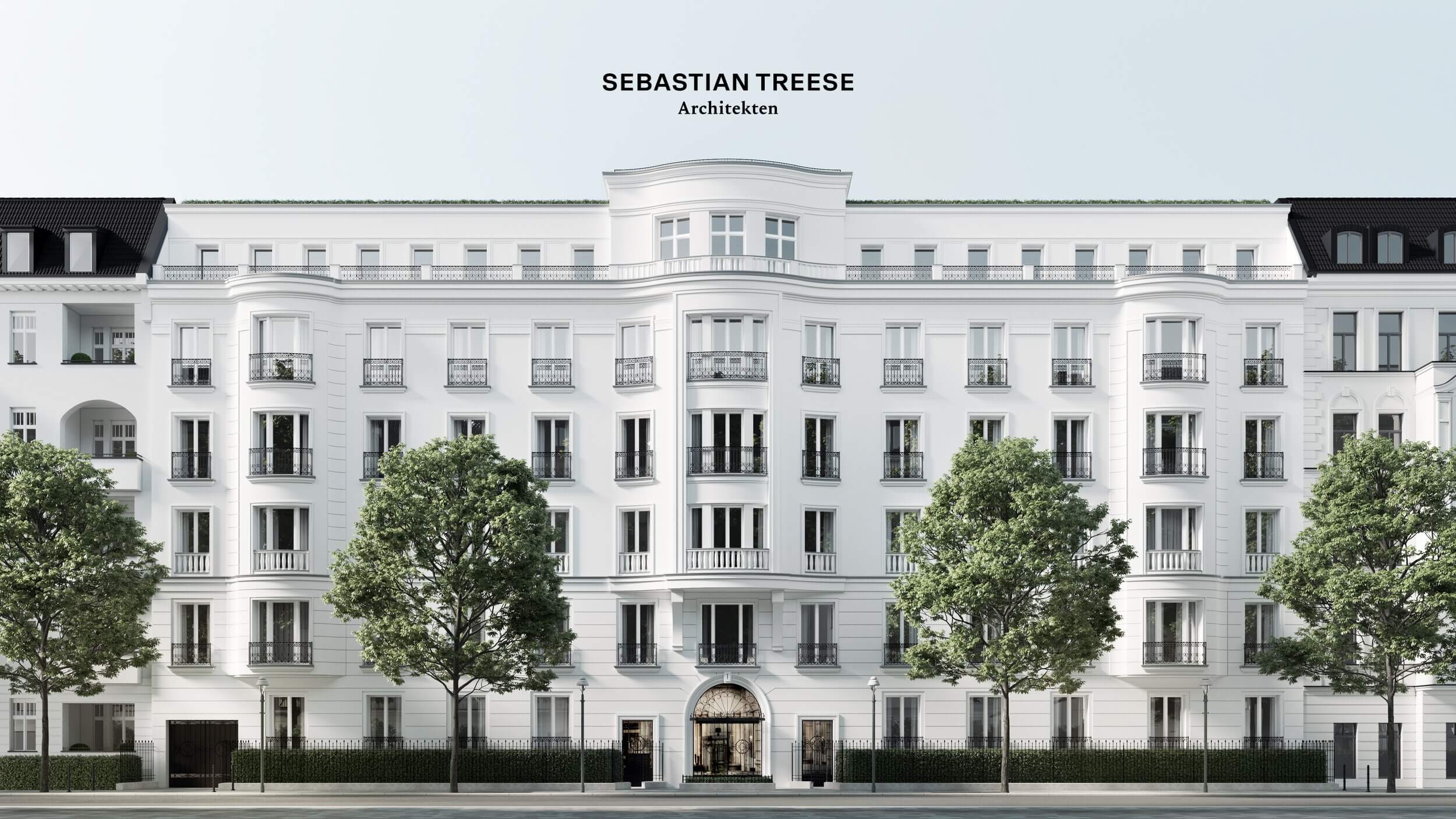 Eisenzahnstrasse 1 building visualization by Sebastian Treese Architekten in Berlin