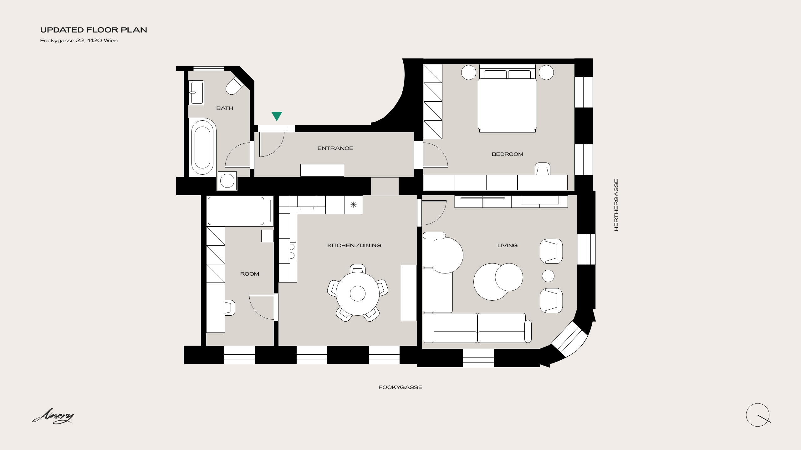 Fockygasse 22 updated floor plan by Amery